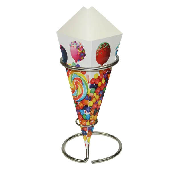 Rożki do Bubble Waffle 350 ml rożki do gofrów bąbelkowych - 100 szt