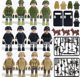 zestaw-figurek-deco-mariage-figurki-zolnierzy-wojsko-policja-klocki