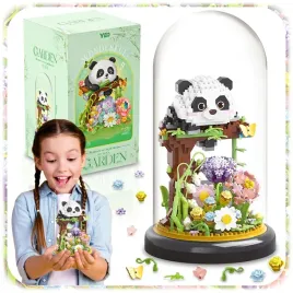 klocki-konstrukcyjne-panda-egzotyczne-zwierzeta-podstawa-z-kloszem-zestaw