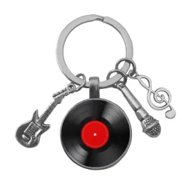breloczek-brelok-charms-plyta-winylowa-mikrofon-gitara-muzyk-muzyka
