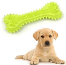 kosc-dentystyczna-gryzak-dla-psa-szczeniaka-gumowa-zabawka-niebieska