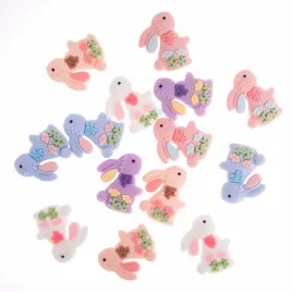 ozdoby-3d-15-szt-floral-bunnies