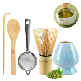 5-czesciowy-zestaw-do-matchy-miotla-sitko-uchwyt-2-lyzki-z-bambusa