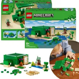 lego-minecraft-domek-dom-na-plazy-zolwie-maincraft-mine-craft-main-craft