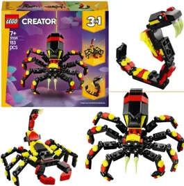 lego-creator-pajak-3w1-dzikie-zwierzeta-niezwykly-pajak-skorpion-waz-zestaw