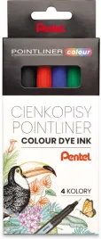 zestaw-cienkopisow-kreslarskich-pentel-pointliner-04mm-4-rozne-kolory