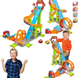 duzy-zestaw-garaz-tor-samochodowy-auta-dla-dzieci-wyrzutnia-petla-autka
