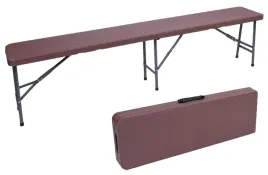 lawka-cateringowa-skladana-rattan-brazowa