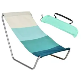 lezak-turystyczny-plazowy-skladany-olek-niebieskie-pasy