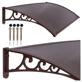 daszek-plastikowy-miko-100x150cm-brazowy