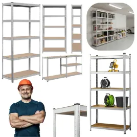 regal-magazynowy-metalowy-garazowy-do-garazu-garaz-mocny-skrecany-180x90x40