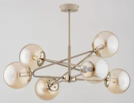 sagito-lampa-wiszaca-6xe14-taupe-zloto-bursztyn