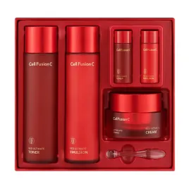 cell-fusion-zestaw-red-ultimate-toner-emulsja-krem-kuracja-anti-aging