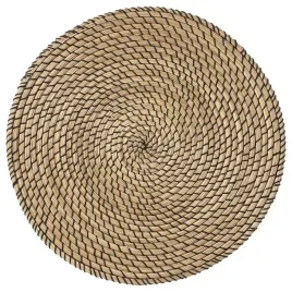 podkladka-na-stol-okragly-37x37cm-trawa-morska-czarny-ozdobna-ikea-lattad
