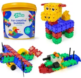 klocki-belgijskie-w-wiaderku-clics-build-play-wiaderko-8w1-kreatywny-zestaw