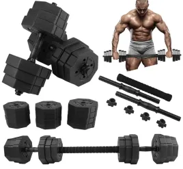 hantle-regulowane-bitumiczne-2x10kg-zestaw-hantli-20kg-obciazenie