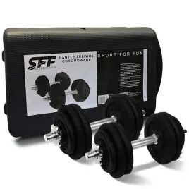 hantle-zeliwne-walizka-2x15-kg-zeliwo-obciazenie-zeliwne-30kg-talerz