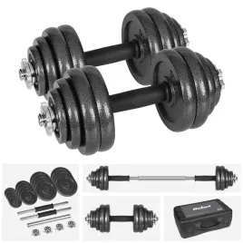 hantle-zeliwne-regulowane-w-walizce-z-gryfem-zestaw-30kg-rebel-solidne