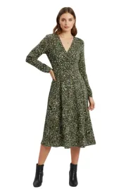 sukienka-damska-only-mia-prosta-wiazana-zielona