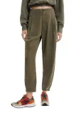 spodnie-damskie-desigual-solid-zielone