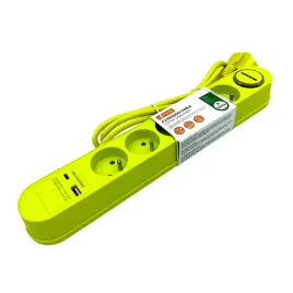 hykker-listwa-zasilajaca-15m-5-gniazd-usb-c-usb-a-zielona-neonowa