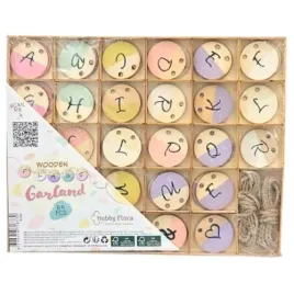 hobby-flora-girlanda-drewniana-litery-84-elementy