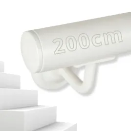 porecz-scienna-biala-schodowa-zestaw-stal-barierka-na-schody-200cm