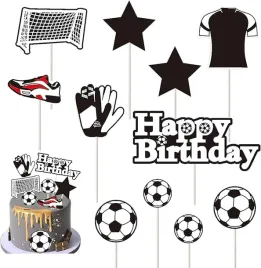 football-cake-topper-11-sztuk-or-dekoracja-tortu-or-happy-birthday