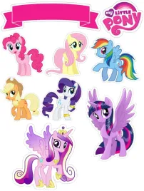 oplatek-na-tort-gruby-kucyki-pony-koniki-napis-gratis