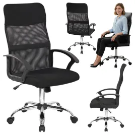 fotel-biurowy-obrotowy-oparcie-siateczkowe-chromowana-stopa-krzeslo-czarny