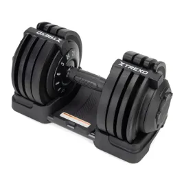 hantel-regulowany-ciezar-do-cwiczen-xtrexo-ciezarki-24kg-gumowane