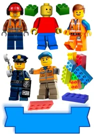 wydruk-oplatek-cukrowy-lego-napis-gratis