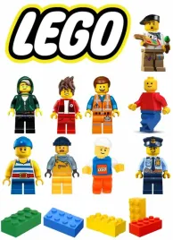 wydruk-oplatek-cukrowy-lego-napis-gratis