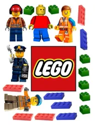 wydruk-oplatek-cukrowy-lego-napis-gratis