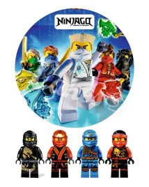 wydruk-oplatek-cukrowy-lego-napis-gratis