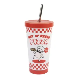 ketnipz-kubek-stalowy-ze-slomka-550ml-termiczny-rozowy-prezent-bean