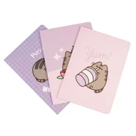 pusheen-moments-zestaw-3-notesow-a5-zeszyty-w-linie-oficjalny-produkt