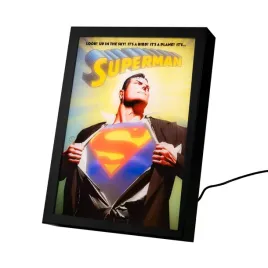 dc-comics-superman-obraz-ramka-led-20x28cm-15-trybow-usb-prezent-dla-fana