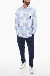 kenzo-luzna-bawelniana-koszula-z-motywem-patchworkowym