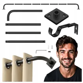 karnisz-drazek-czarny-matowy-rozsuwany-85-228-cm-srednica-25-mm-metalowy