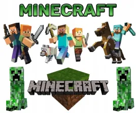 wydruk-oplatek-cukrowy-na-tort-minecraft-napis-gratis-gra