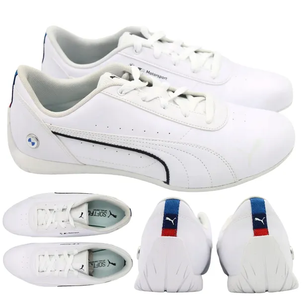 Buty Męskie PUMA BMW NEO CAT sneakersy Sportowe Modne Białe Skóra R. 44