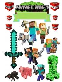 oplatek-na-tort-minecraft-gruby-premium-napis-gratis