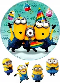 oplatek-waflowy-na-tort-napis-gratis-minionki