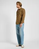 lee-patch-shirt-m-meska-koszula-kolor-brazowy