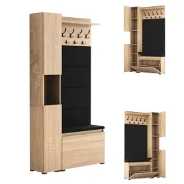 garderoba-200cm-z-siedziskiem-szafka-na-buty-z-polkami-wieszak-regal-sonoma