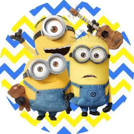 wydruk-oplatek-cukrowy-na-tort-minionki-napis-gratis