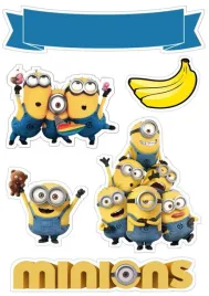 wydruk-oplatek-cukrowy-na-tort-minionki-napis-gratis