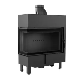 kominek-powietrzny-stalowy-lucy-slim-lewy-bs-10-kw-fi-160-czarne-wylozenie