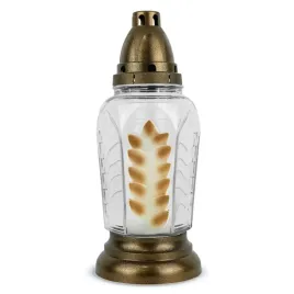 znicz-szklany-lisc-27-cm-zloty-dp763-znicz-zdobiony-malowany-wkladem